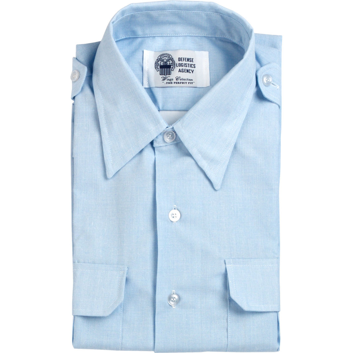 army dress blues white shirt US Air Force Blue Short Sleeve Service Dress Shirt, Medium (103cm)