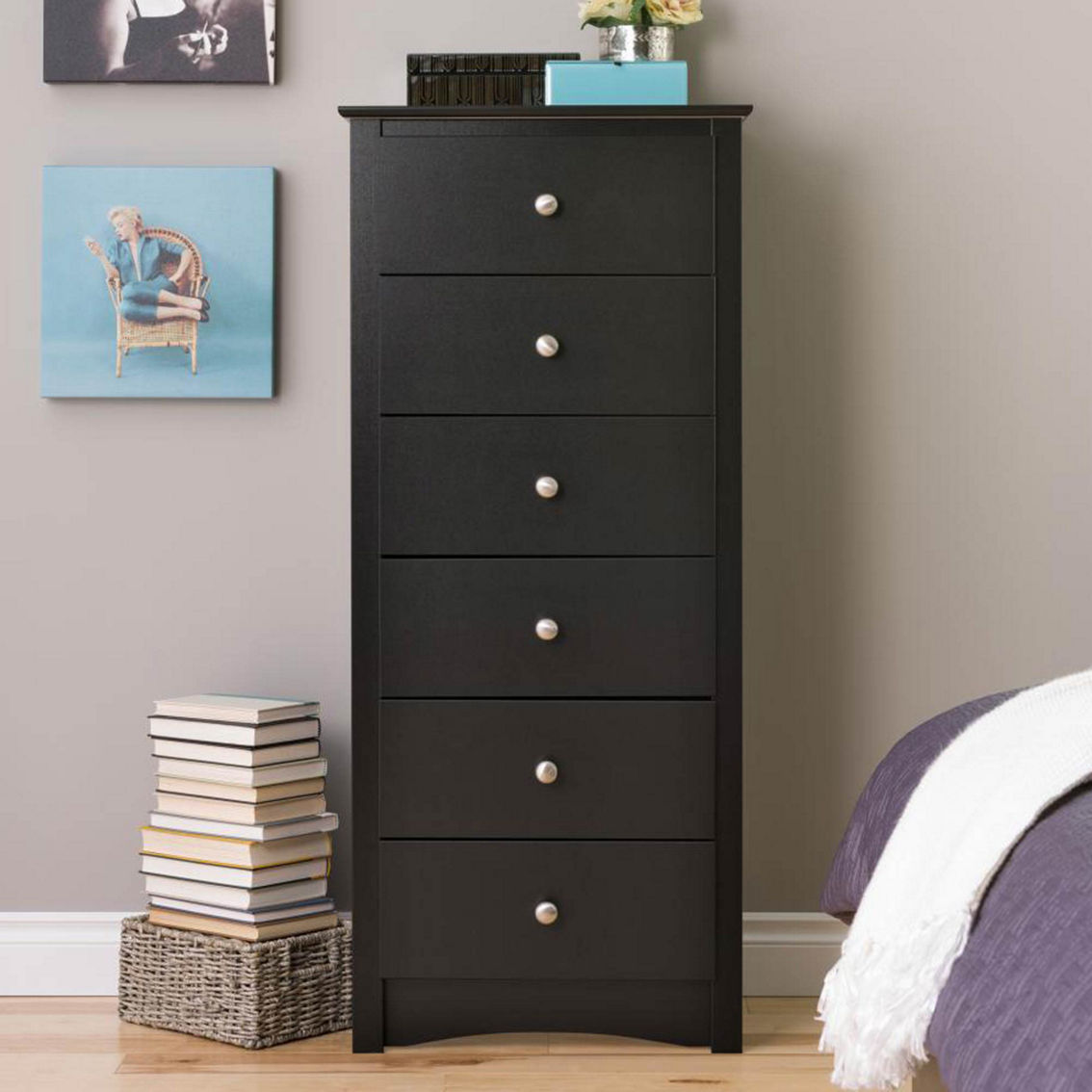 white christmas dresses Four Hands Rosedale 6 Drawer Tall Dresser main image 1