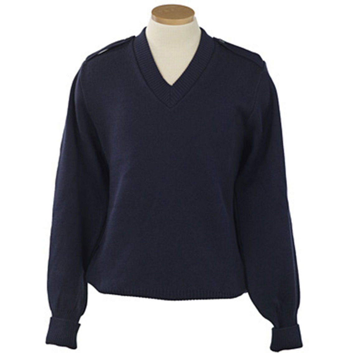 army dress blues sweater Unisex V-Neck Fleece-Lined Commando Sweater