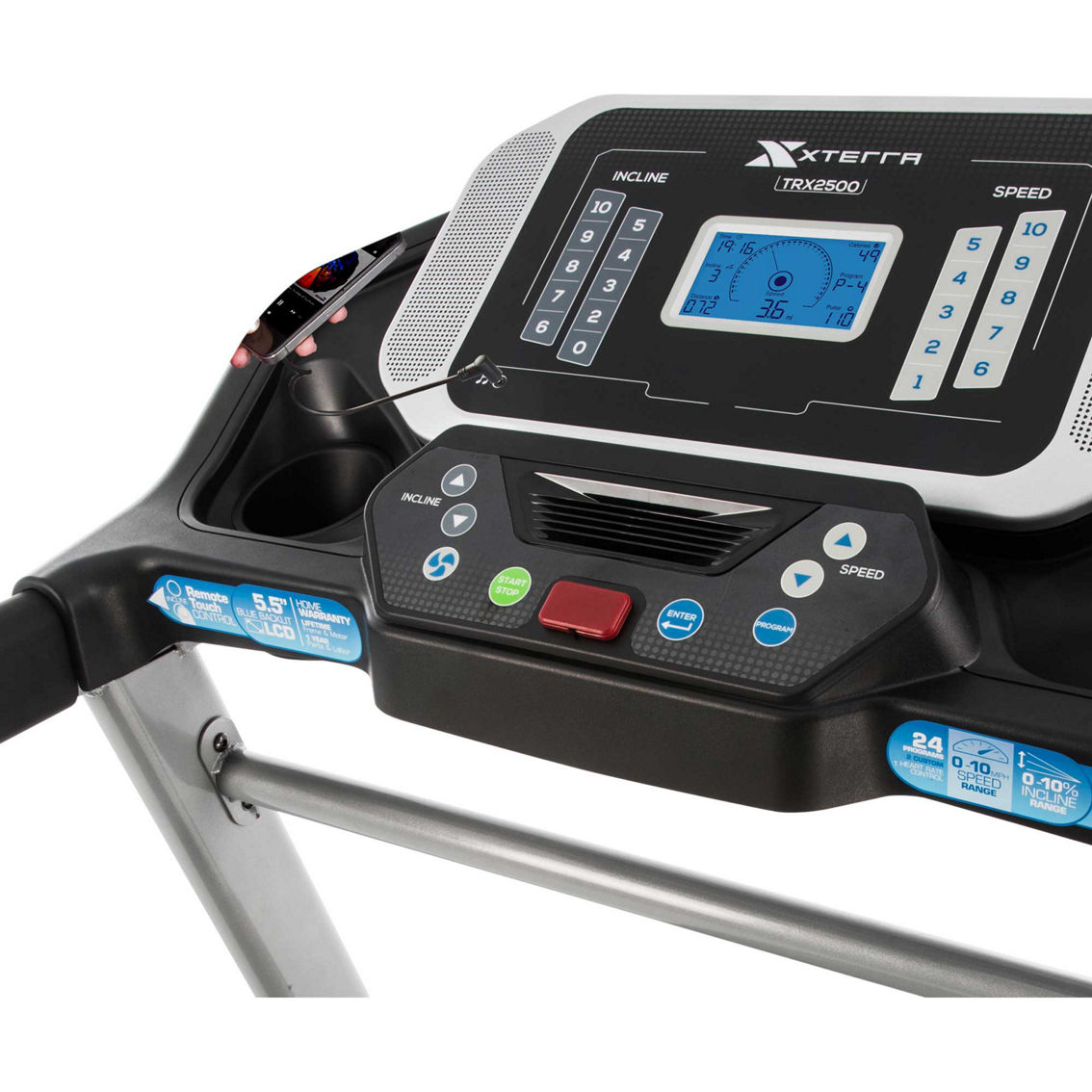 ワイトレ TRX2500 Treadmill | XTERRA Fitness | Performance Series
