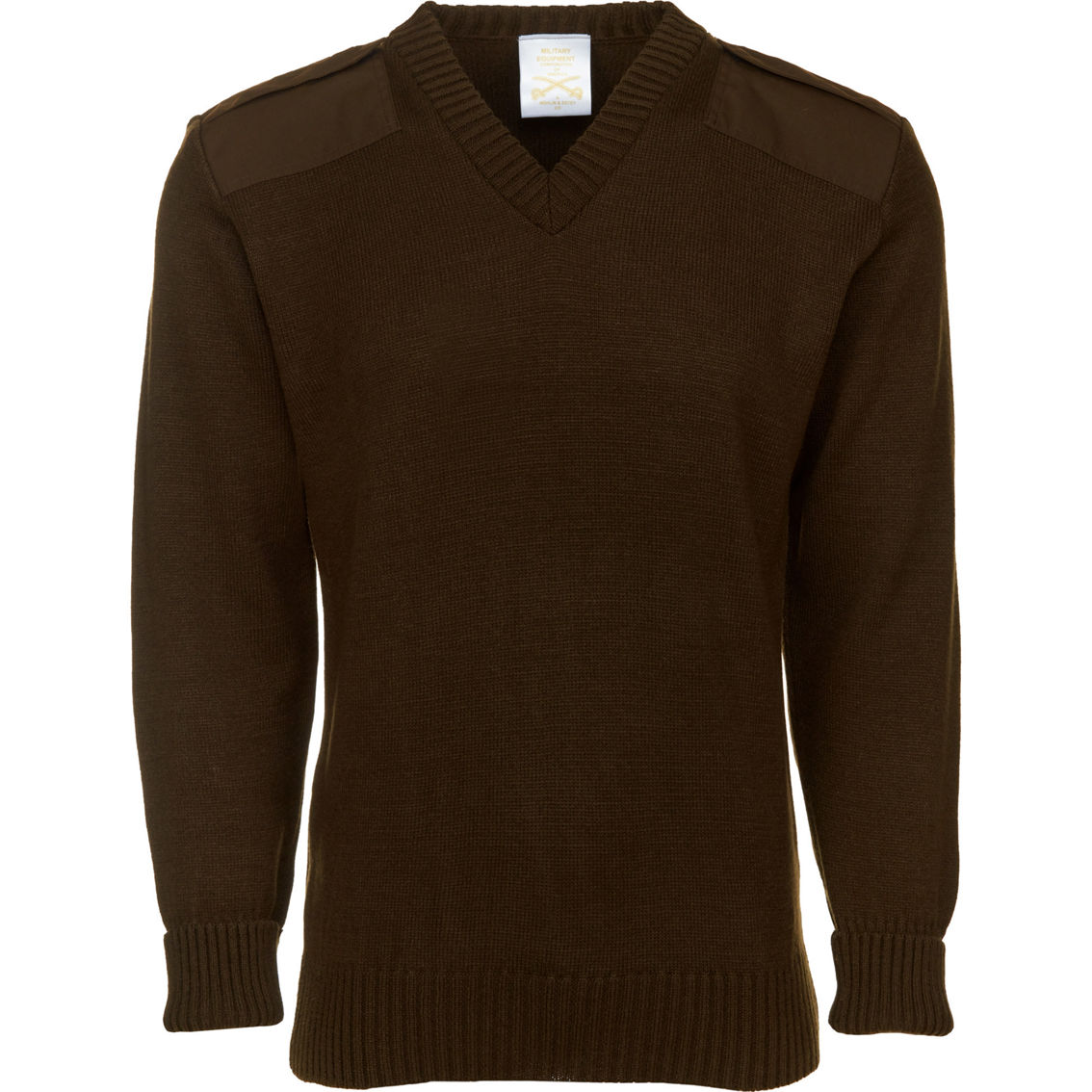 army dress blues sweater N.Peal Men's Cashmere Official 007 Ribbed Army Sweater Navy Blue