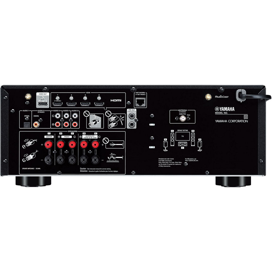ホームシアターセット YAMAHA RX-V4A Products - Audio Home - Subwoofers & Speakers - Specs - NS-SW050 NS-SW050他 アンプ