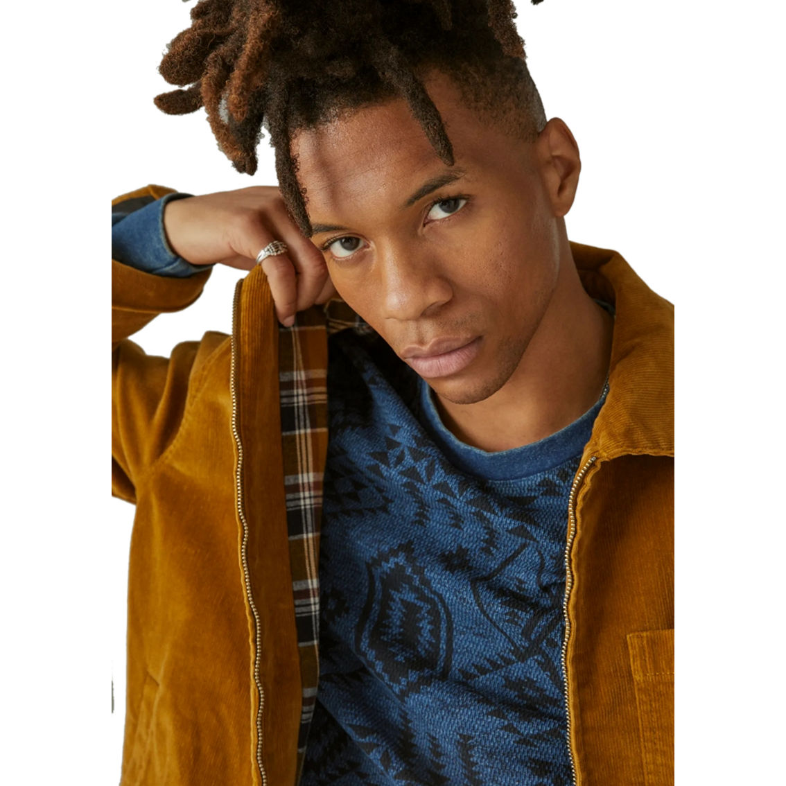 【HI FI FNK】Mona Washed Corduroy Jacket Front Pocket Oversized Corduroy Jacket — AGoodFun (fka JNBY USA)
