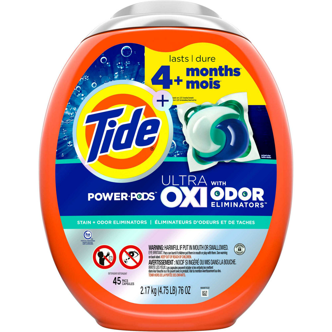 elfbar elfa master akku Tide 2 in 1 Power Pods April Fresh with Downy Scent Laundry Detergent Pods,  45-Count 003077211806 main image 0