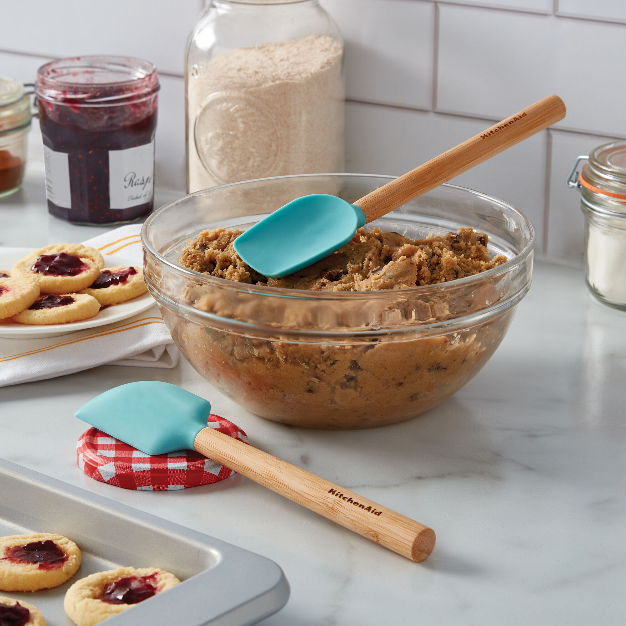 KitchenAid Bamboo Mini Spatula 2 pc. Set - Thumbnail 3