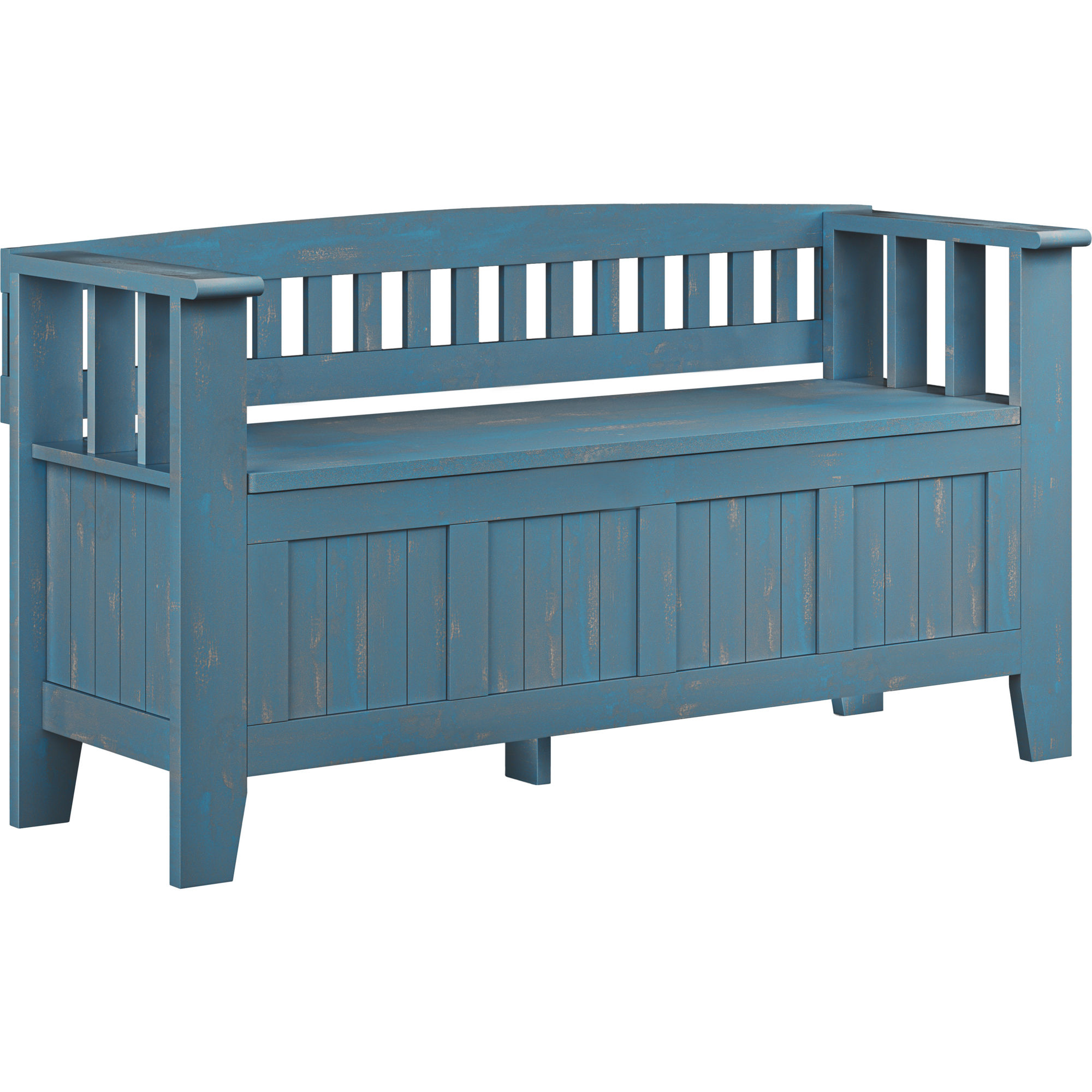 Simpli Home Acadian Entryway Storage Bench