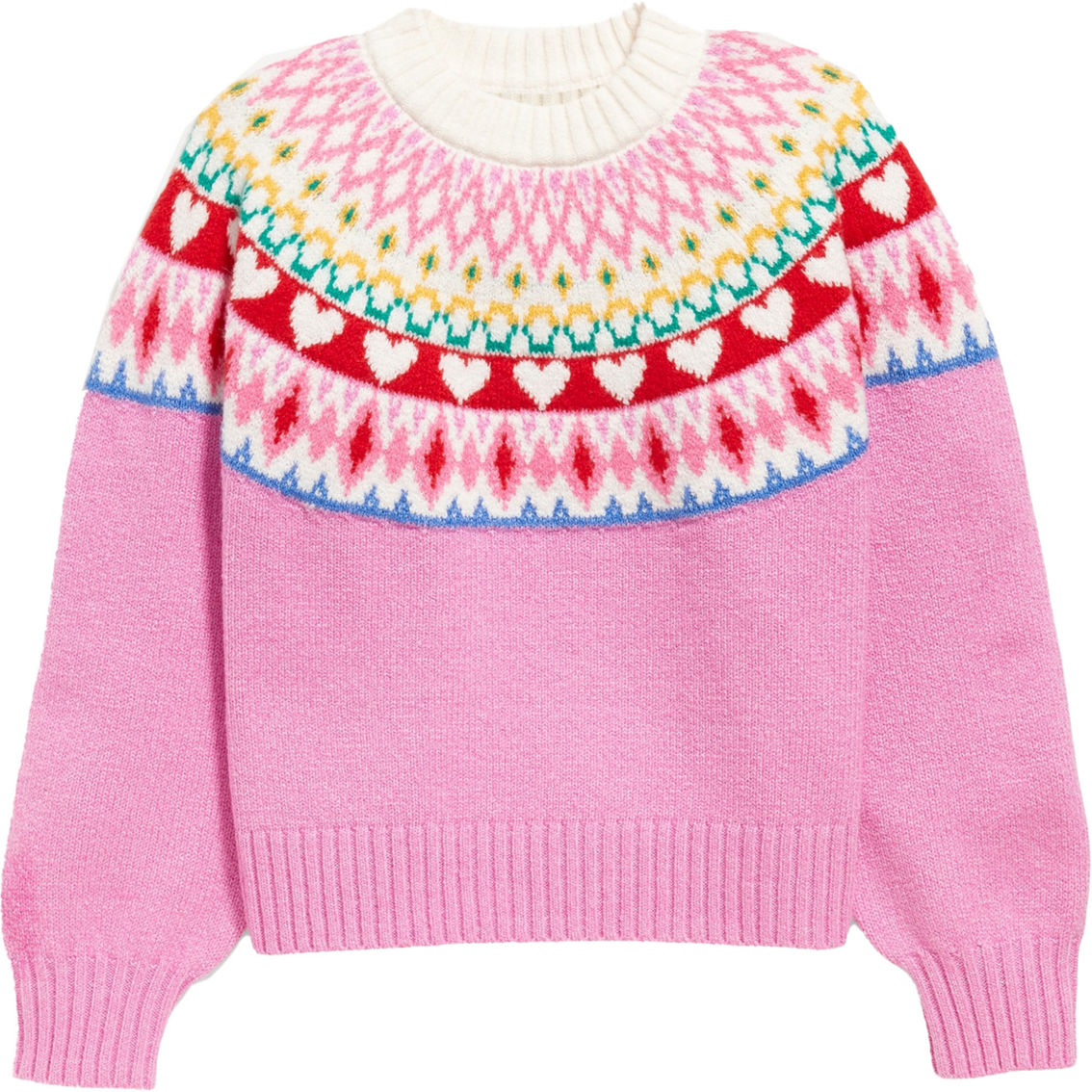 treat ürself love sweater pink×navy 3748248_MZVT:2000-full-web?wid