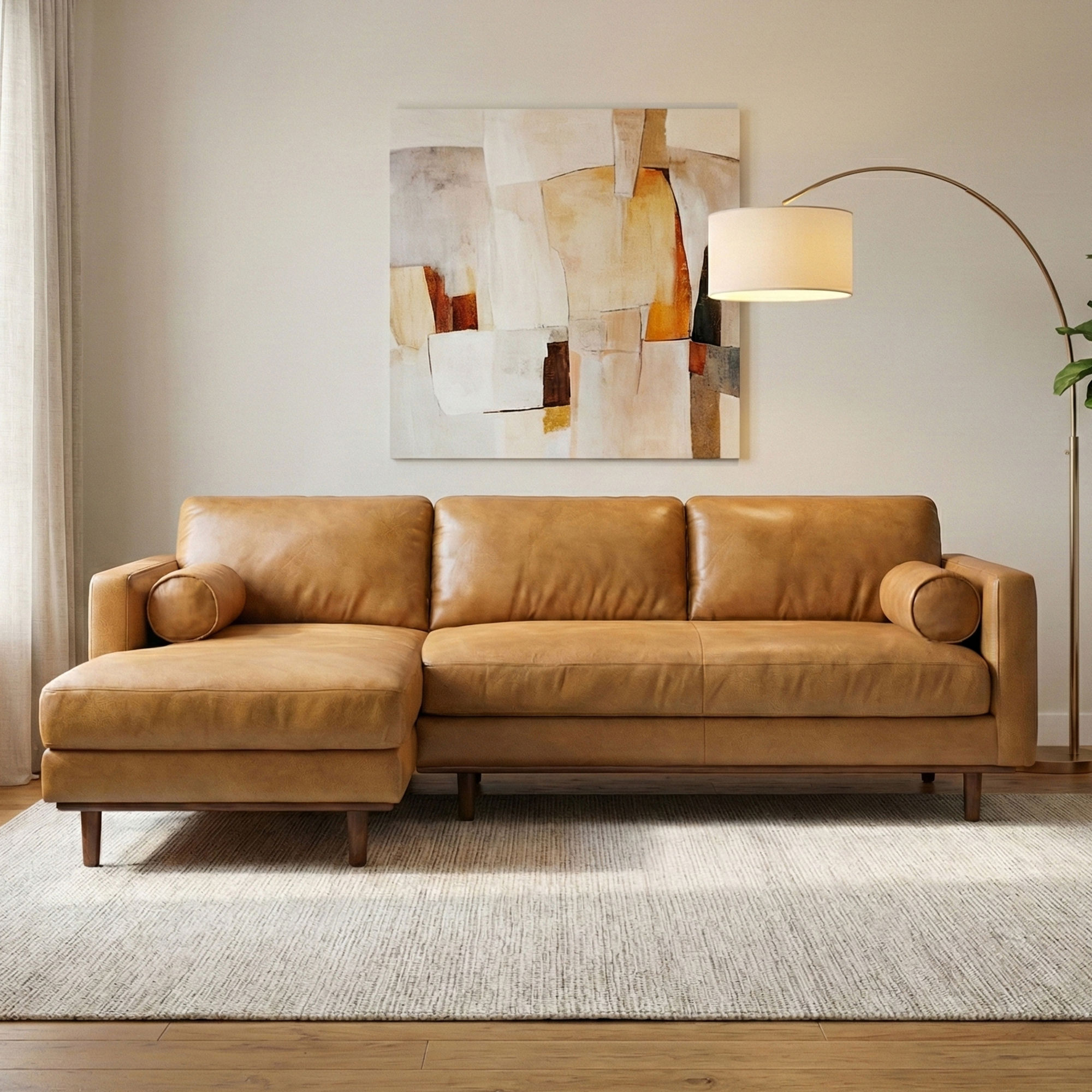 SIMPLIHOME Morrison Left Sectional Sofa - Thumbnail 4