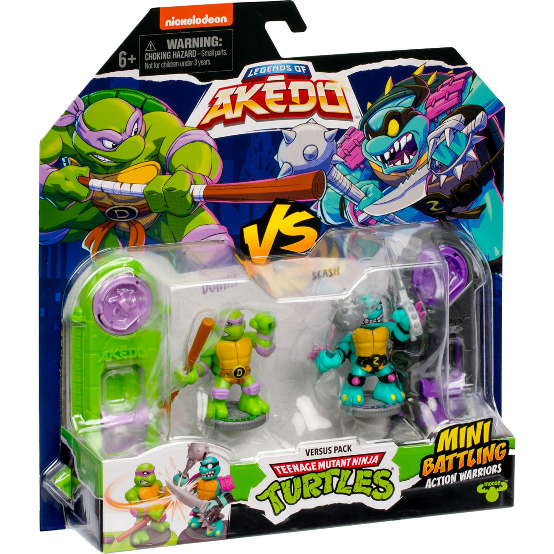 どうがくぬんセット TMNT Legends Of Akedo Ninja Turtles Battle Arena Battling