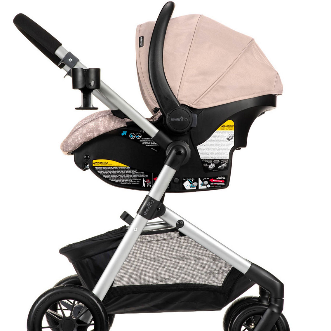 ベビーカー・バギー Evenflo Pivot Modular Travel System Amazon.com : Evenflo Pivot Modular Travel System with Snack