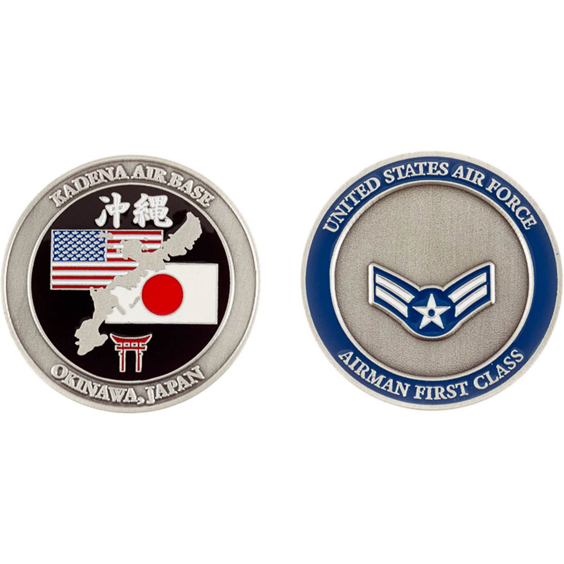 米軍　KADENA AIR BASE OKINAWA チャレンジコイン　送料無料 米軍 KADENA AIR BASE OKINAWA チャレンジコイン 送料無料