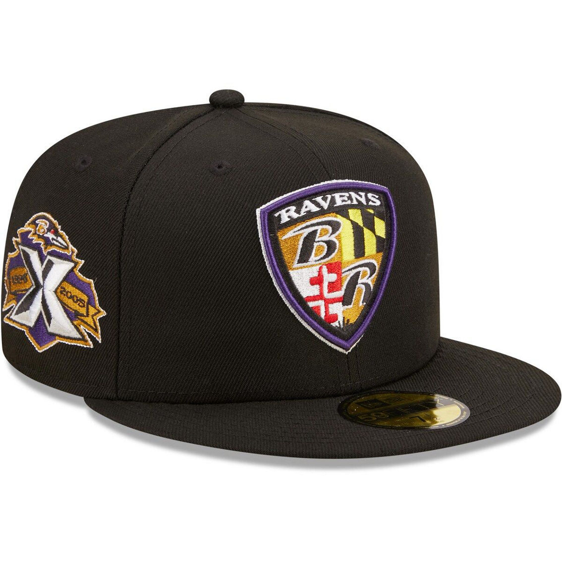 【US限定】New Era 59FIFTY Baltimore Ravens Draft2024 Black mens-new-era-black-baltimore-