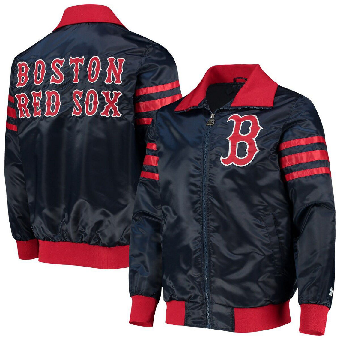 Boston Red Sox Starter ジャケット M Men's Boston Red Sox Starter x Levi's Red Silver Tab Satin