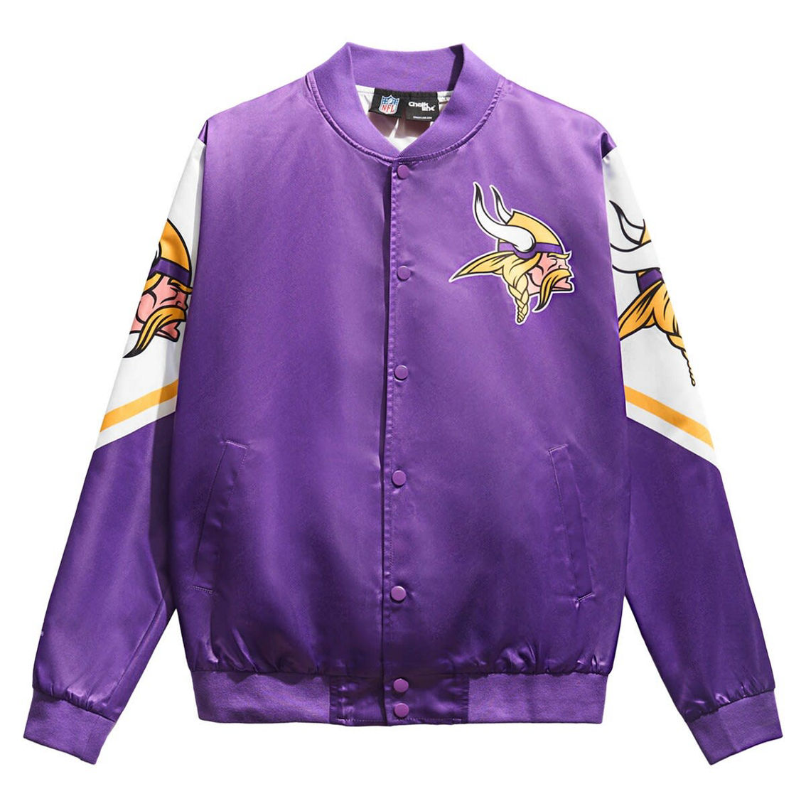 CHALK LINE ミネソタ・バイキングス スタジアムジャケット 古着 80s USA製 Chalk Line NFL Minnesota Vikings バイキングス