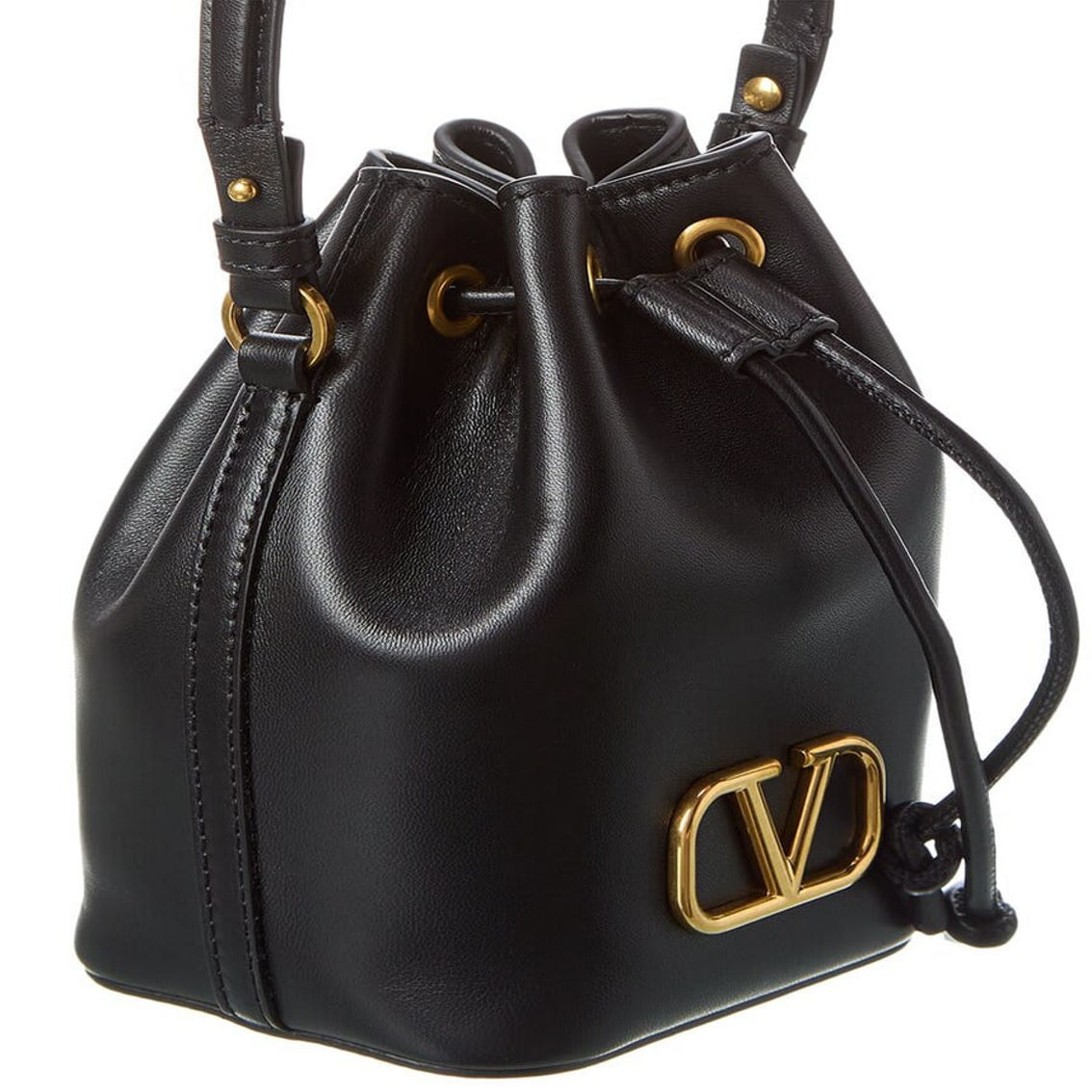 ショルダーバッグ・ポシェット VALENTINO CHOCOLATE LEATHER VLOGO SIGNATURE BUCKET BAG 19950134_50235309_1000.jpg
