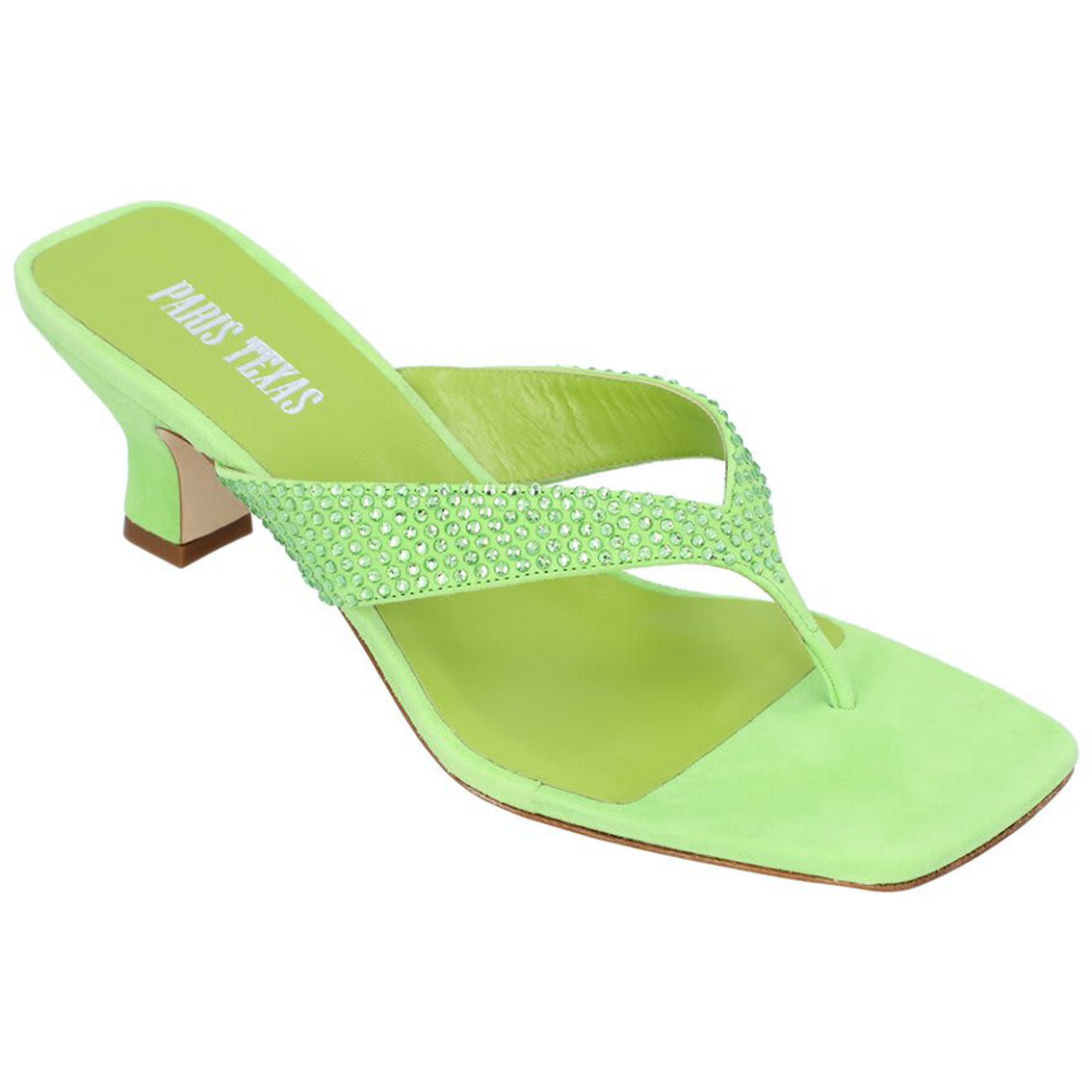 サンダル・ミュール PARIS TEXAS Women Sandals PX835 PERIDOT green Holly Nicole 105 suede sandals in green - Paris Texas