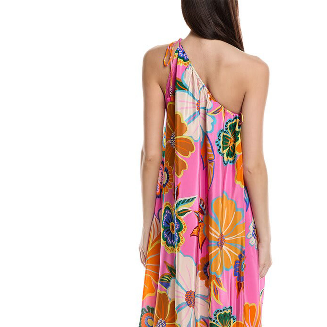 strapless open back dress Farm Rio