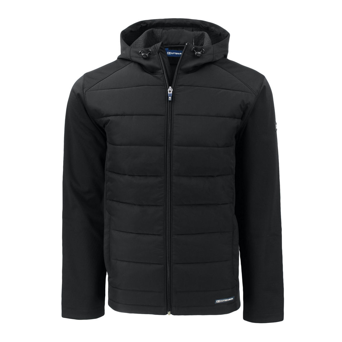 81704 CUTTER&BUCK  ハーフジップポロシャツ　黒xグレー　L 81704 CUTTER&BUCK ハーフジップポロシャツ黒xグレーL