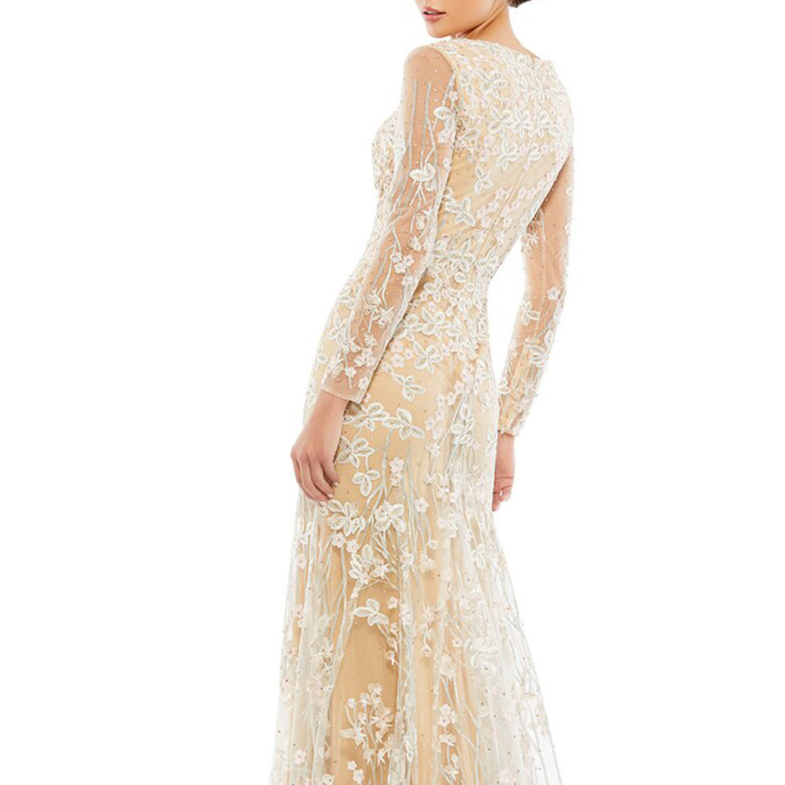 MAC DUGGAL タイネックティアードホルターガウン MAC DUGGAL タイネックティアードホルターガウン 3_000000001370