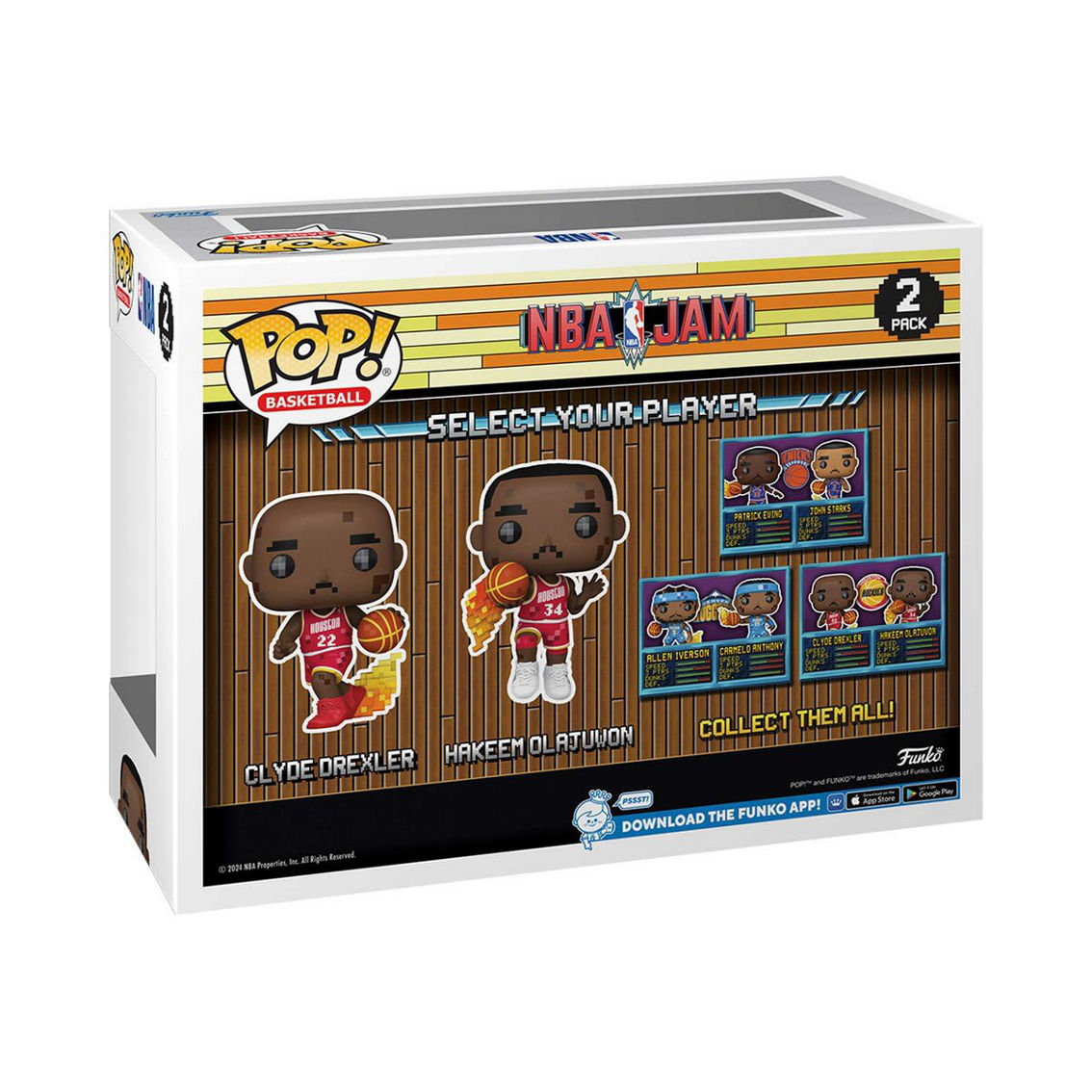 ケナー　 NBA フィギュア　オラジュワン　デュマース　LJ Shop Army & Air Force Exchange Service