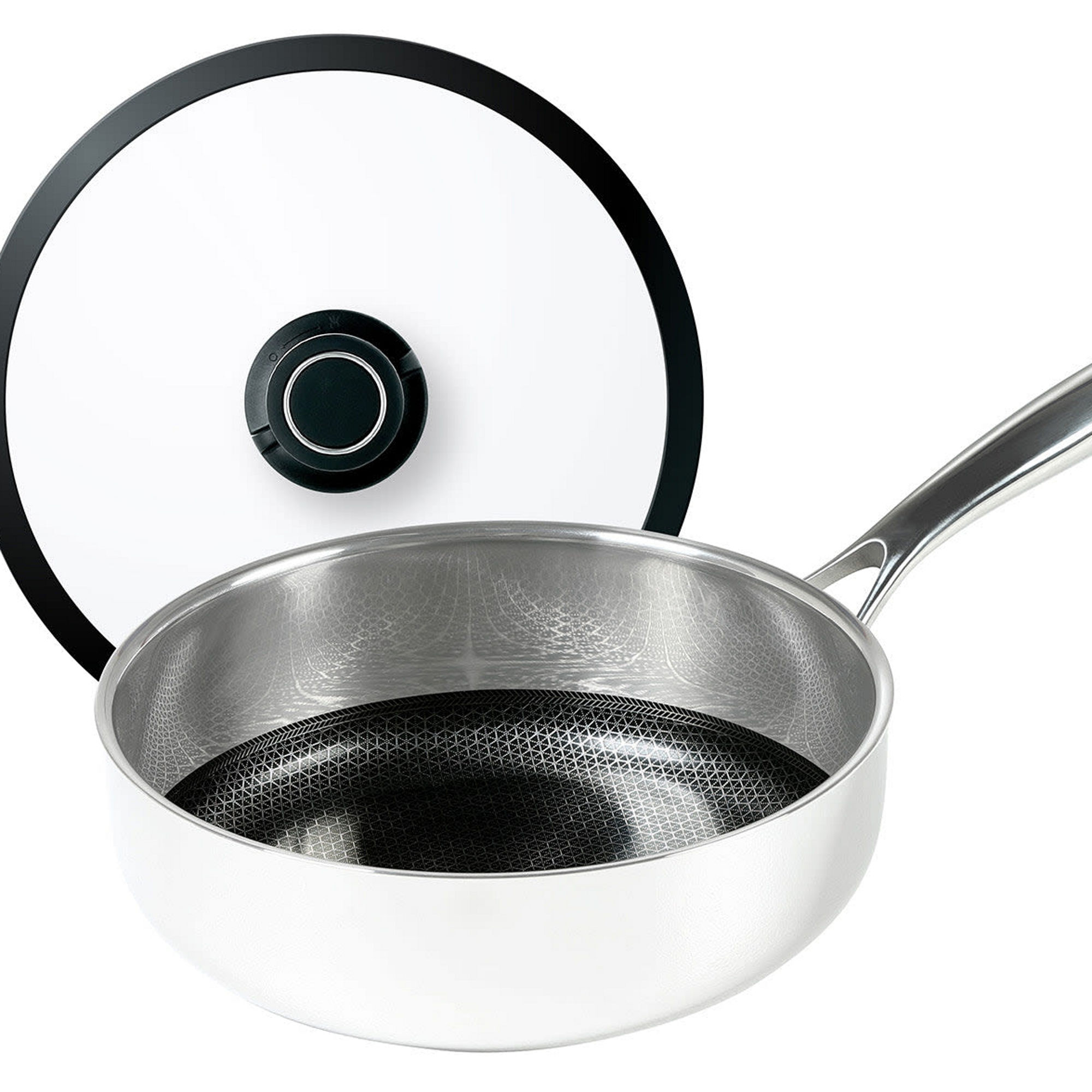 Frieling Black Cube Hybrid Quick Release 3-Quart Saute Pan w/Lid