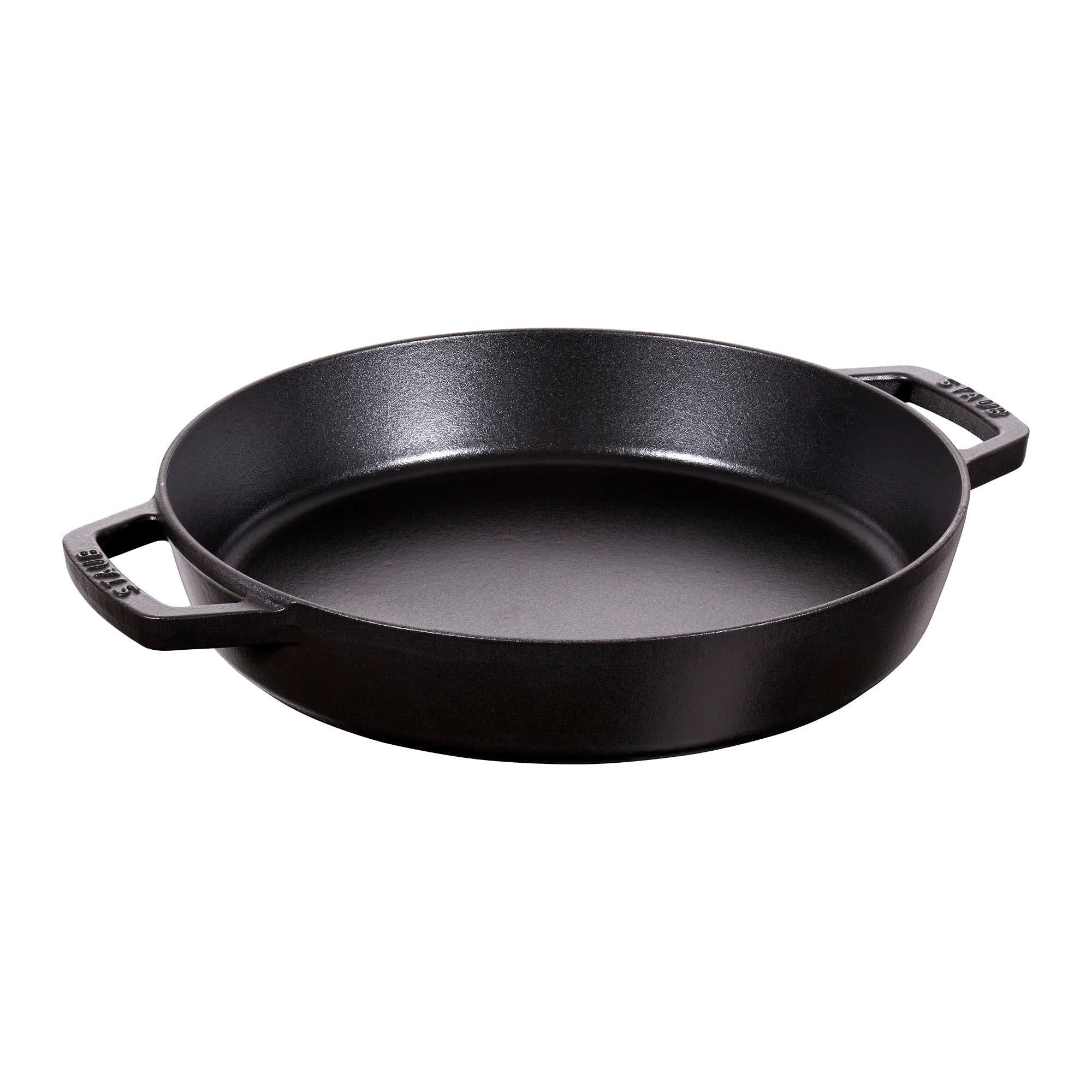 Staub Cast Iron 13-inch Double Handle Fry Pan - Thumbnail 4