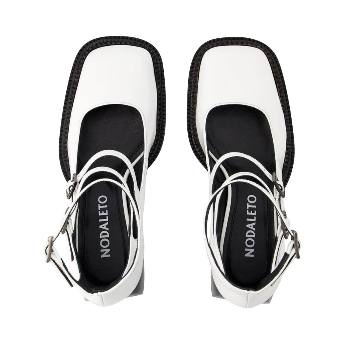 パンプス Bulla London Pumps - Nodaleto - Leather - White DSCO1235731867_3550_ALT1:2000-