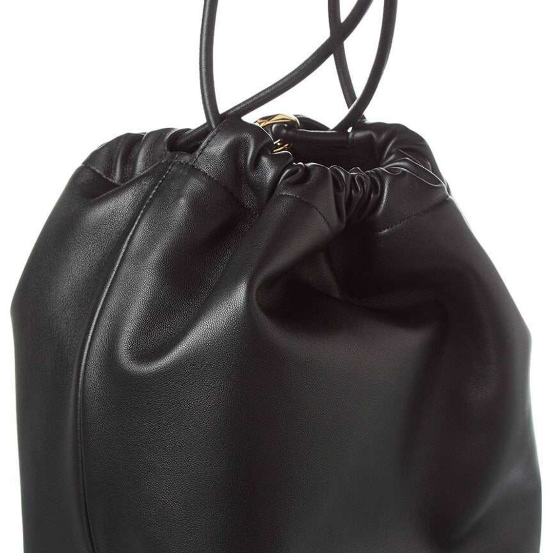 VALENTINO GARAVANI VLOGO Pouf medium レザー バケットバッグ VLogo Pouf Leather Pouch by VALENTINO Garavani – Boyds