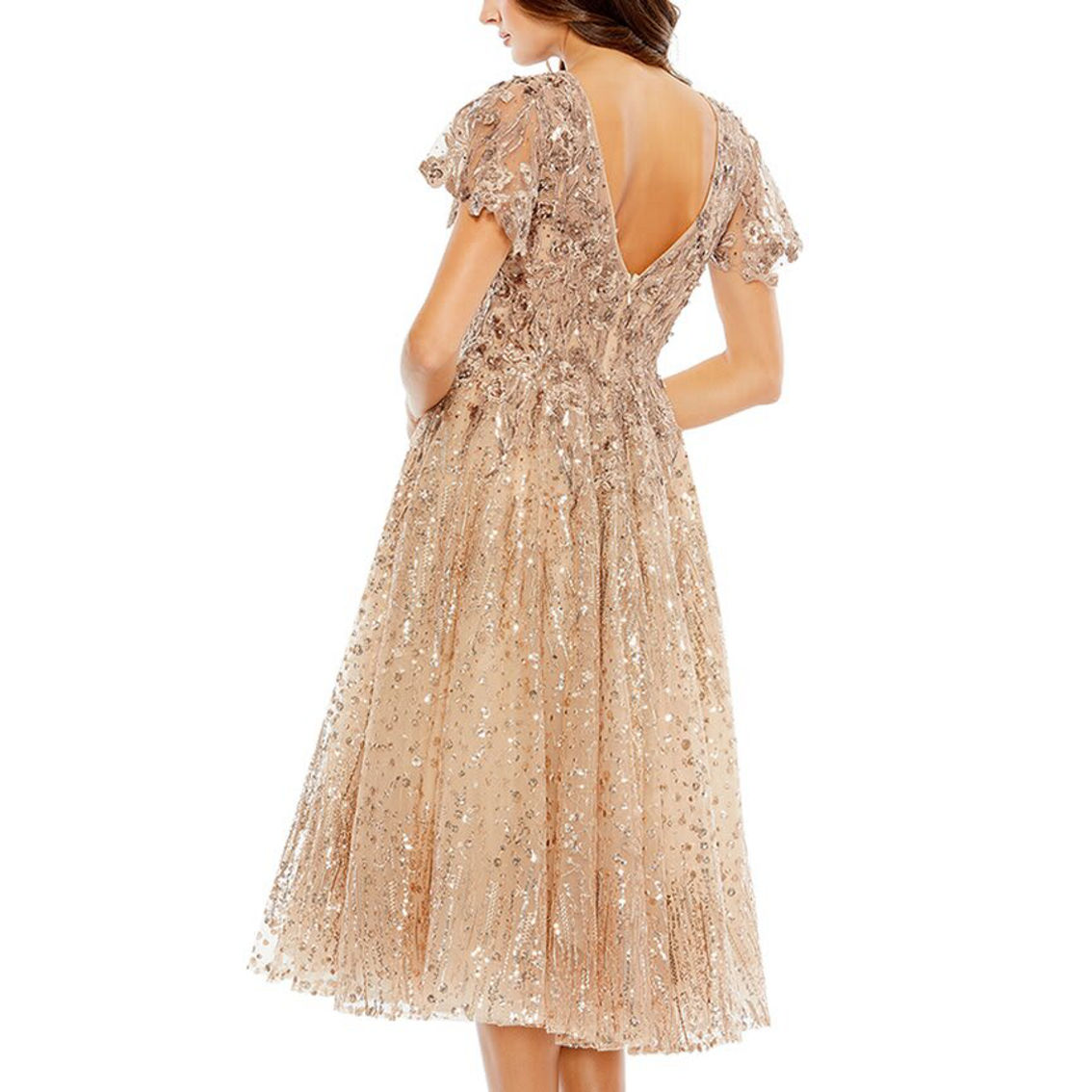 【Mac Duggal】バタフライスリーブ スパンコール装飾ドレス DSCO1235913752_1453_ALT1:2000-