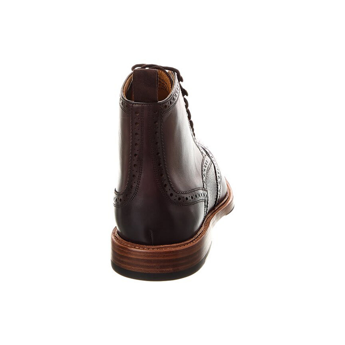 Curatore Leather Boot in Brown Size 13 New Kate Mid Boot In Brown Leather – Larroude main image 4