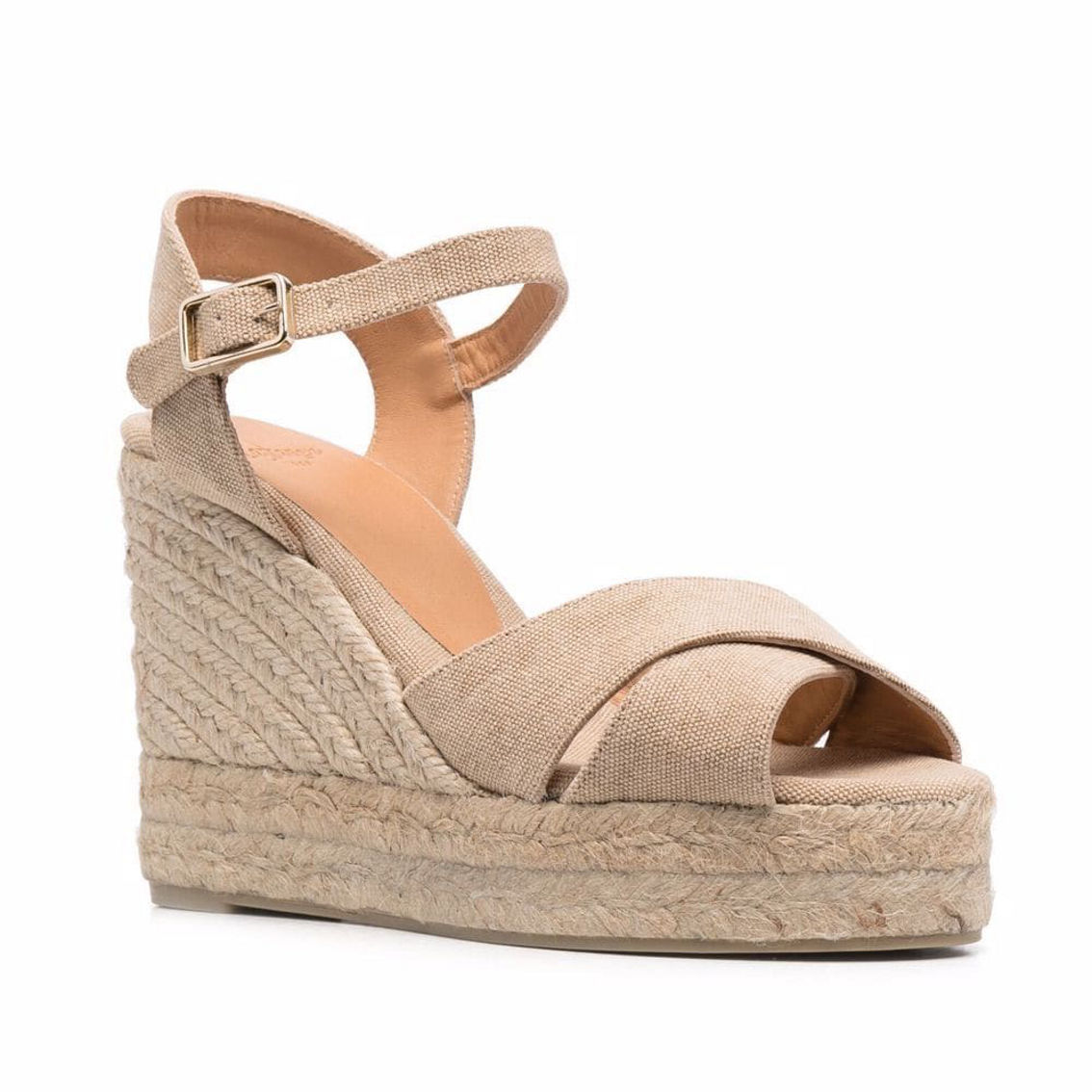 サンダル・ミュール CASTANER Women Sandals KAMPALA0021005 BEIGE Wedge sandals for women | Castañer