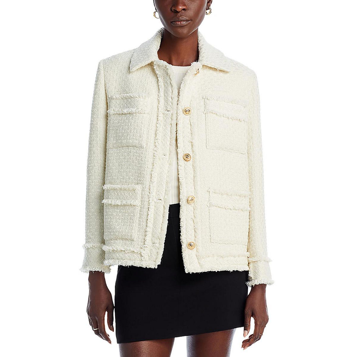 ★DEW E DEW E★COLLAR TWEED JACKET Relaxed Jacket In Tweed For Women | J.Crew