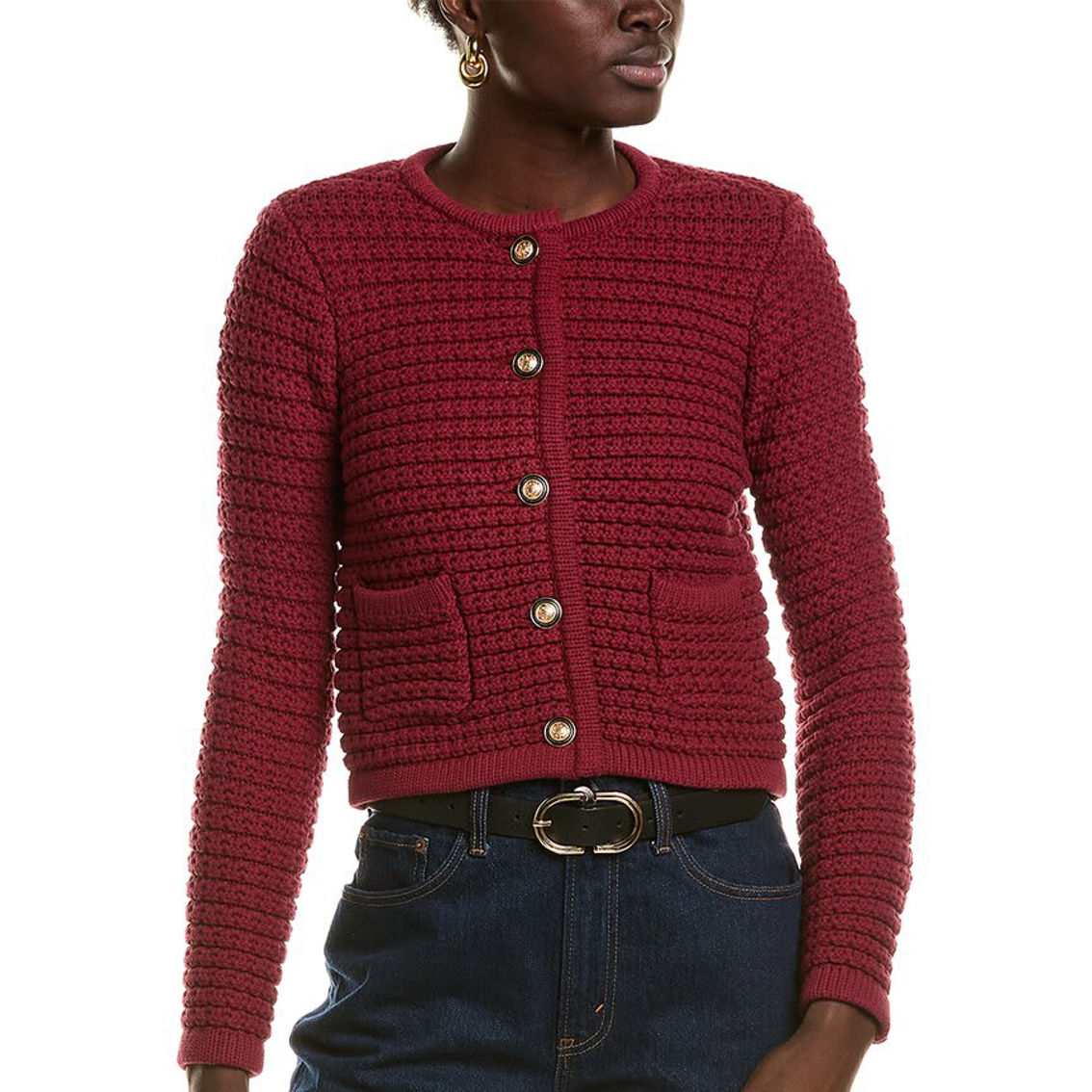 THE TOÉ BAKER CARDIGAN RED TOÉ Baker Cardigan – THE TOÉ