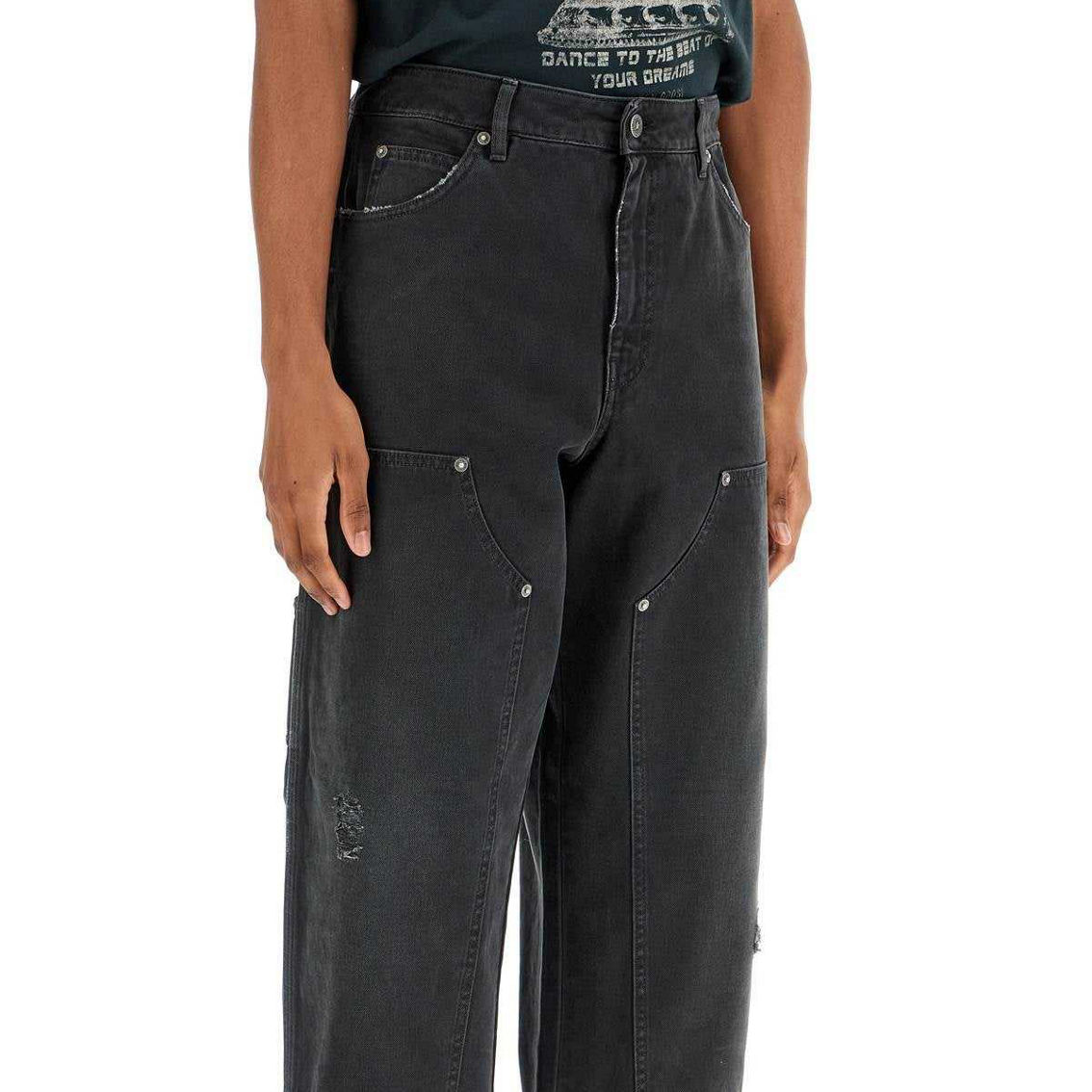 【送料&関税込】Golden  Journey Ws Painter Pant Ali Golden-Painter Pant // Faded Black – Blok Hill (Haus)