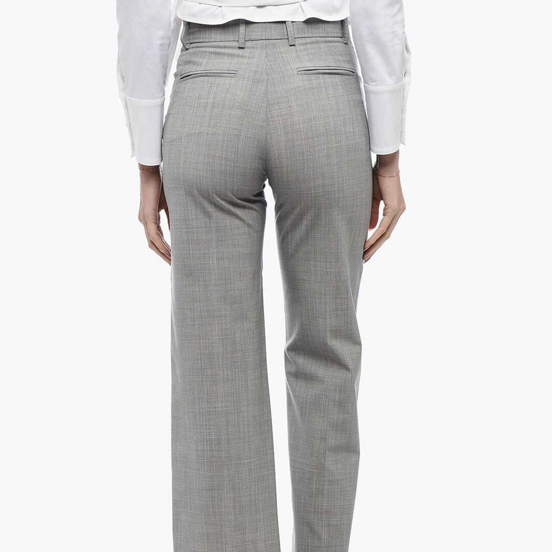 スラックス IONSEOUL Wrinkle Linen Back Banding Slacks (2color) JE1219 Studio Slacks | Women's Elasticised Waist Slacks | 100