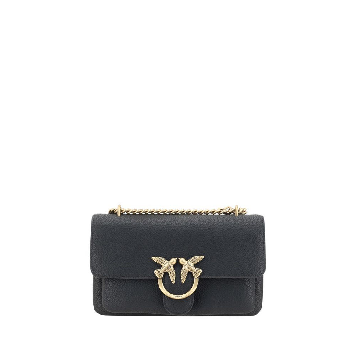 ショルダーバッグ・ポシェット PINKO Women Shoulder Bags 100061 A0F1Z99Q Black Pinko Contemporary, Z99q_Black-Antique Gold: Handbags