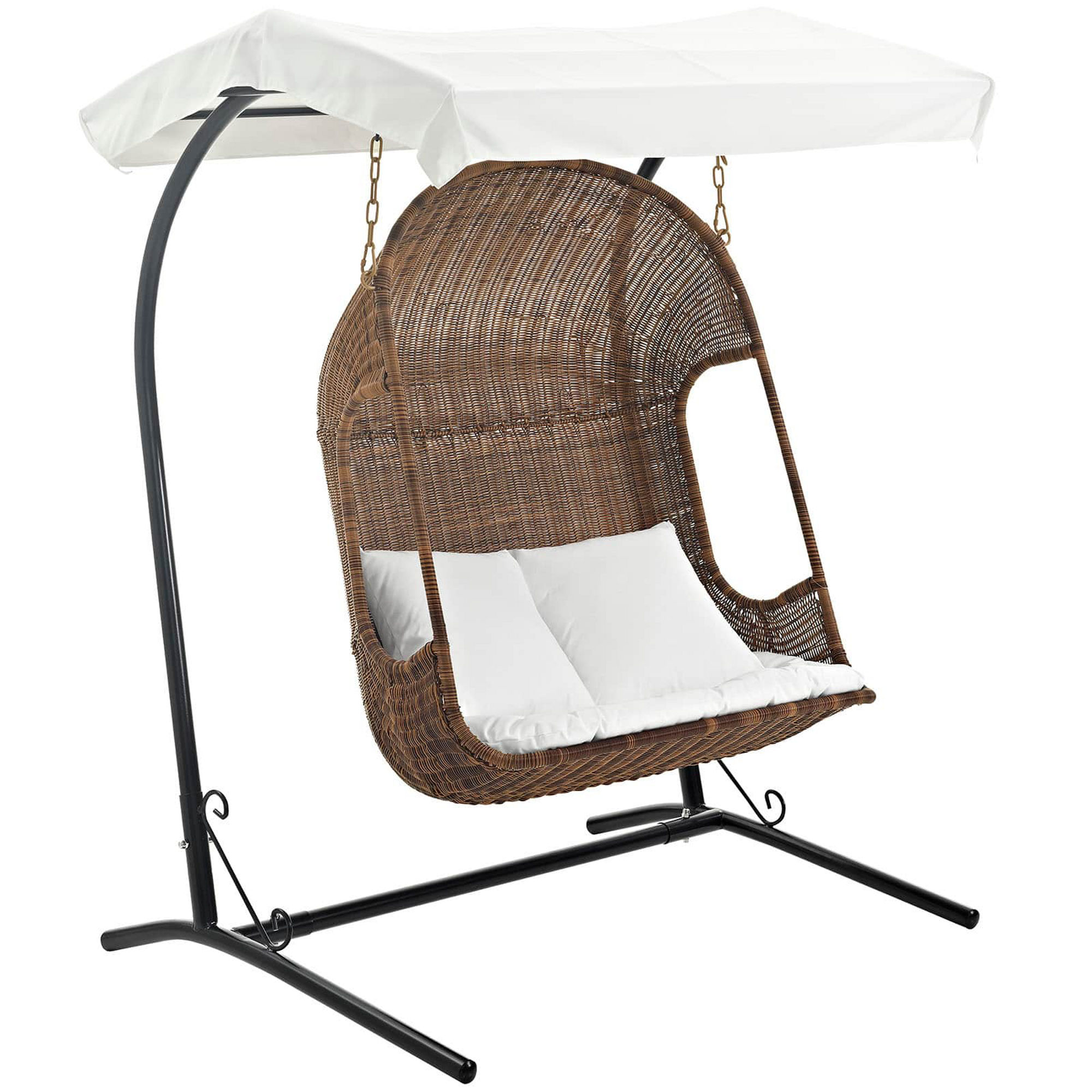 Vantage Outdoor Patio Swing Chair With Stand - Thumbnail 2