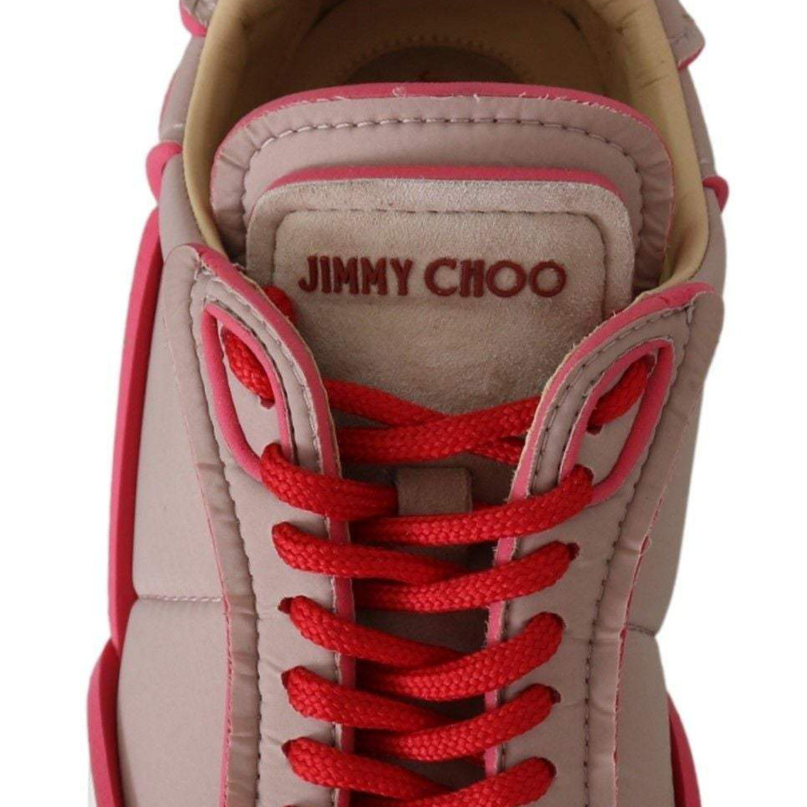シューズ・サンダルその他 JIMMY CHOO Woman Shoes Pink BING100PAT BALLET PINK Bing 100 | Ballet Pink Patent Leather Mules with Crystal