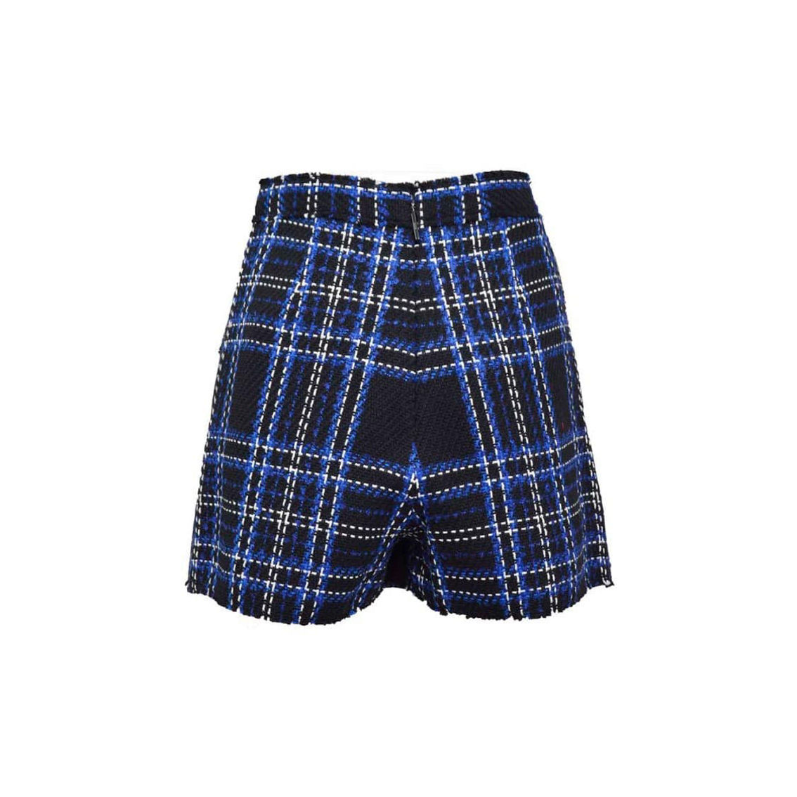 ミニスカート Msgm Black And Blue Tartan Tweed Skort DSCO1253019405_1007_ALT1:2000-