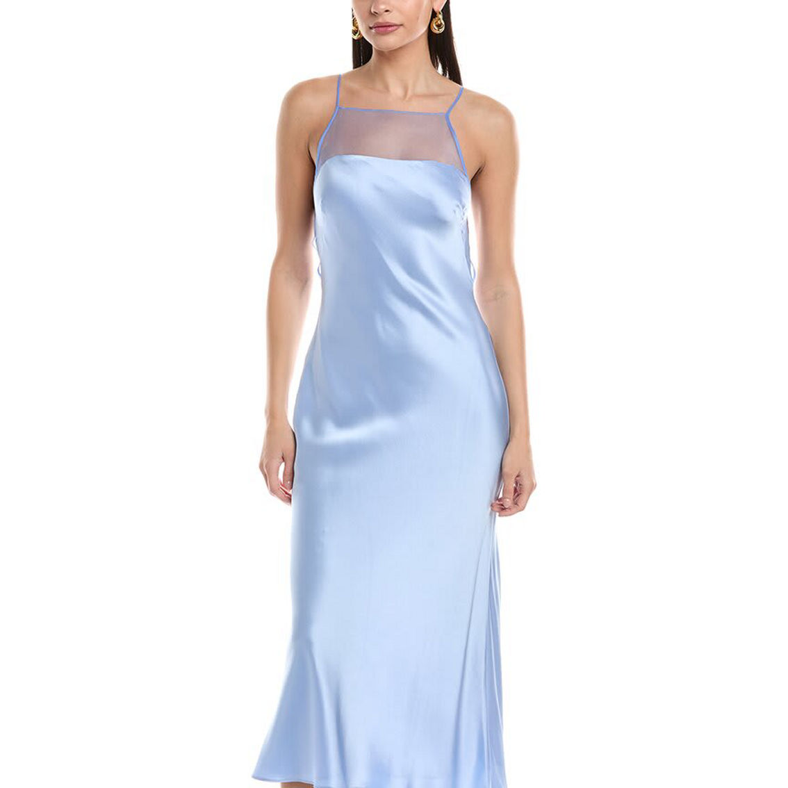 amanda uprichard veronica silk dress Veronica Beard Ember Silk-Blend Maxi Dress | Blue Coast Multi