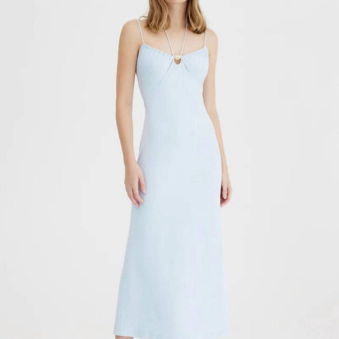 新品♡ミストレアス♡Bicolor Strap Camisole Dress GYS Premium™ Bamboo Slim-Strap Stretch Camisole Dress