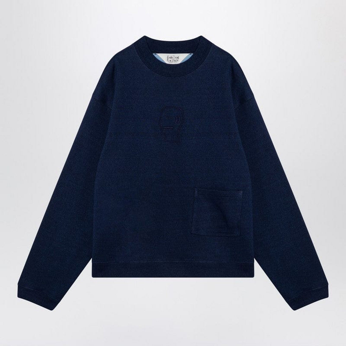 スウェット・トレーナー BRAIN DEAD INDIGO COTTON FLEECE CREW NECK SWEATSHIRT DSCO1257147467_1191:2000-full-
