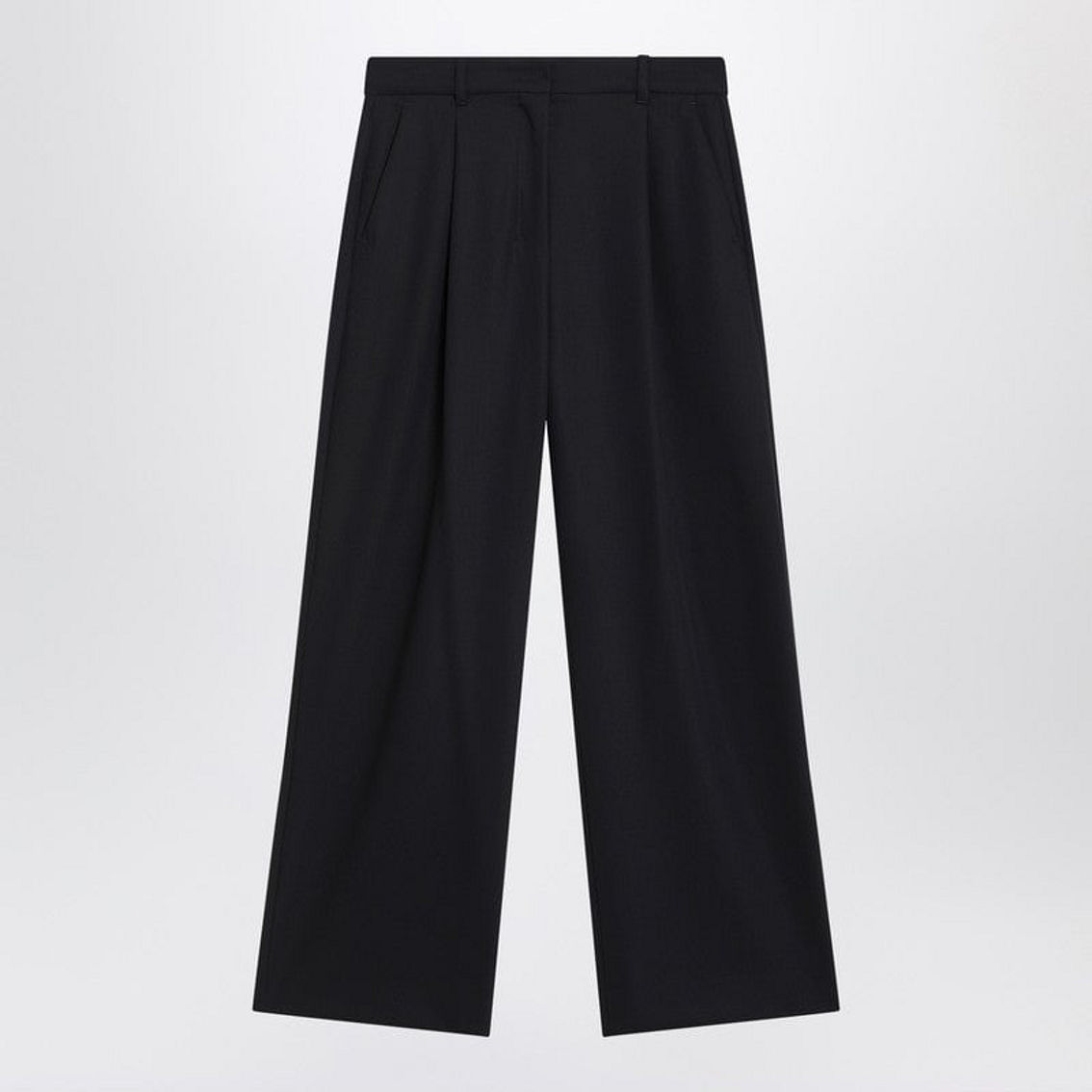 ボトムスその他 'S Max Mara Midnight blue crepe wool trousers DSCO1261020797_1191:2000-full-
