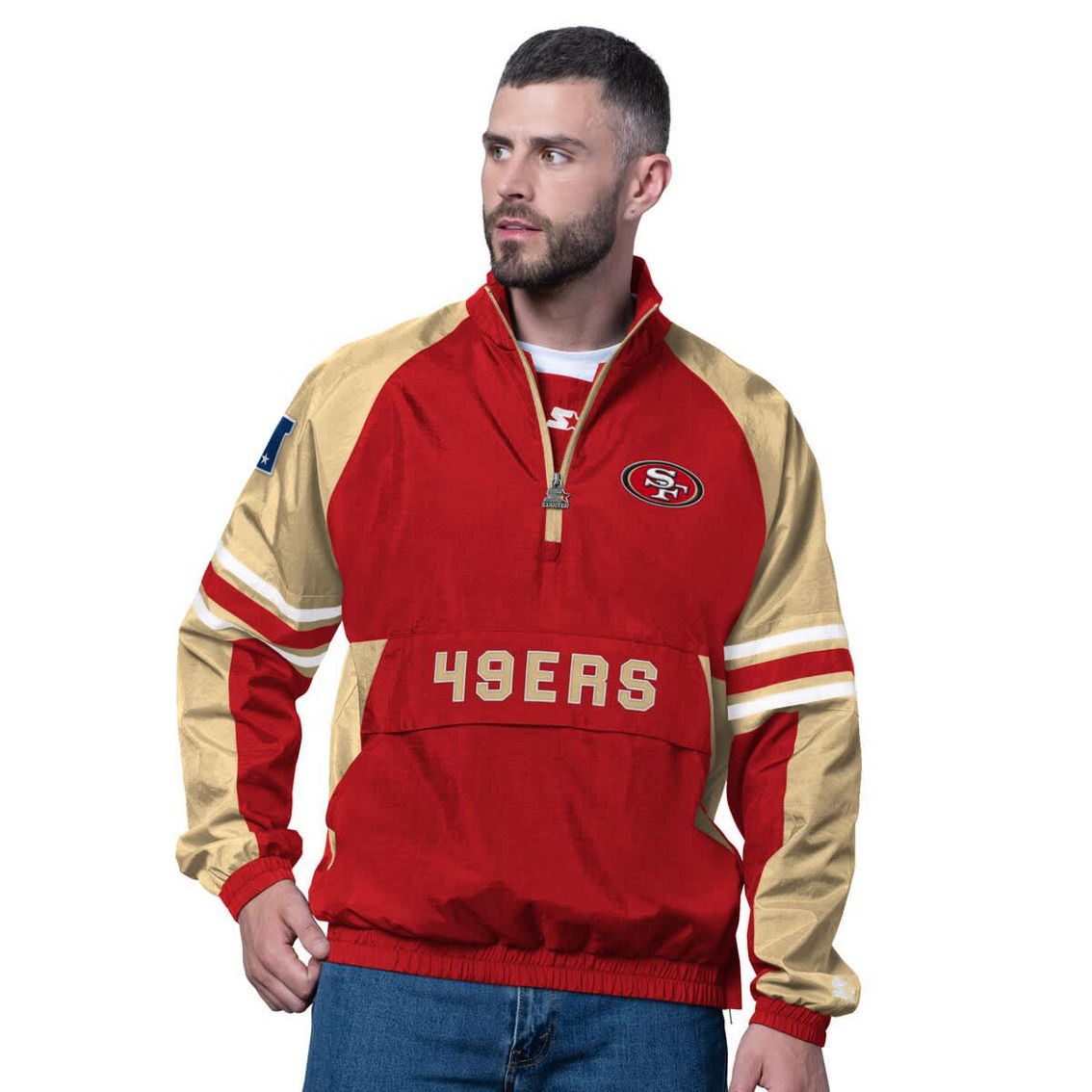STARTER NFL San Francisco 49ers ハーフジップ DSCO2001675710_2946:2000-full-