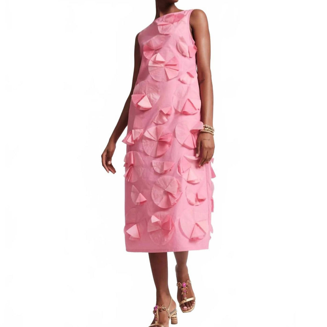 strapless open back dress Pink Army Zip Kaftan | Kaftan for Women main image 0