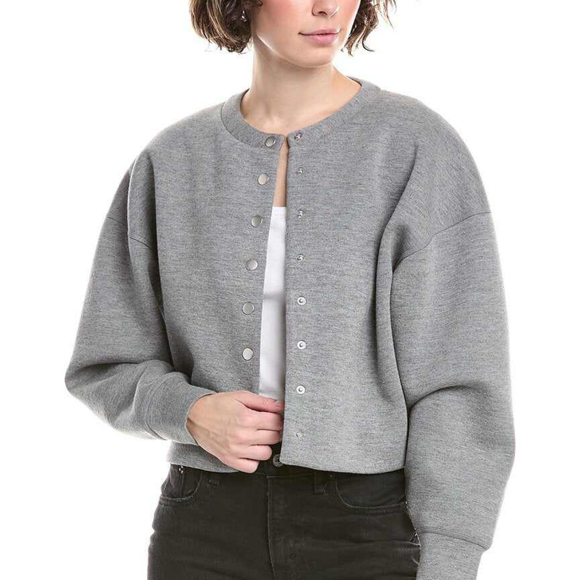 BIBIY 【正規品】25秋新作　TRACK CARDIGAN グレー KNIT CARDIGAN - Onitsuka Tiger | Onitsuka Tiger ONLINE STORE