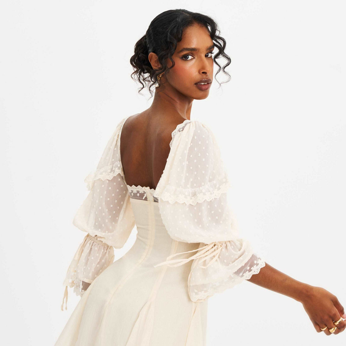 boho lace wedding dress short NumberSea-Robe Mariee A Line Boho Lace Bodice Soft Satin Wedding Gown with Short Sleeve 2024 Bridal Wedding Dress vestido de noiva simples