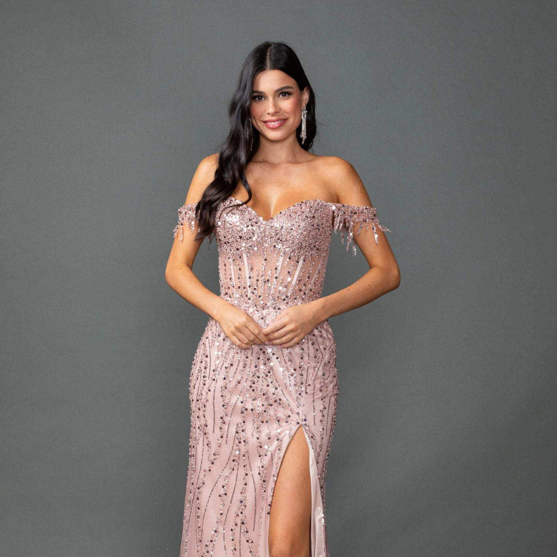 beautiful holiday dresses & Party Outfits pdp_merge_tall-high-waist-flare-dress-pants-khaki main image 1